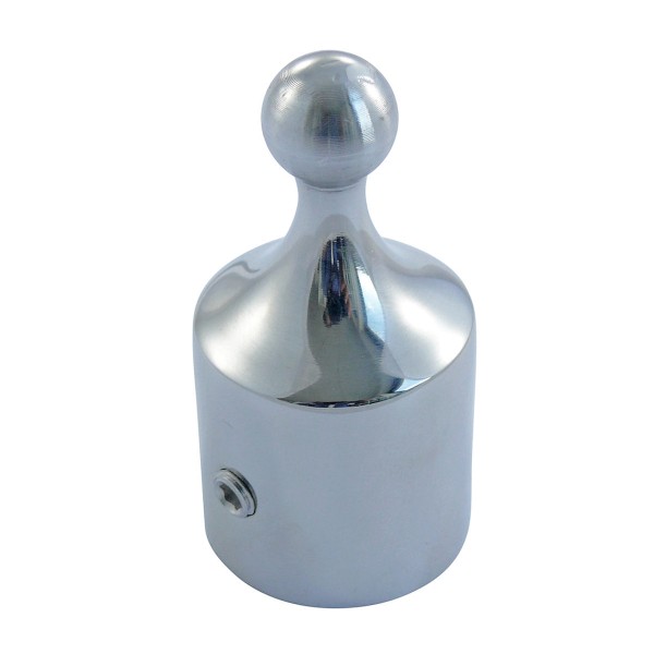 Rohrendkappe m. Kugelkopf-Gelenk A4-AISI 316 #081490