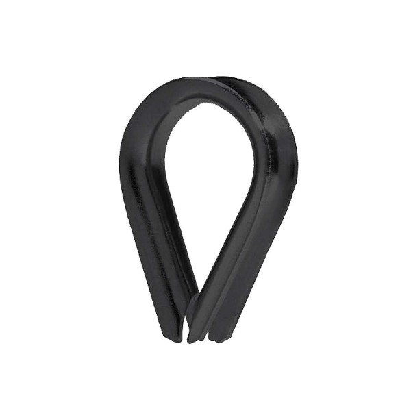 Kausche Edelstahl A4 schwarz matt schwere Ausführung