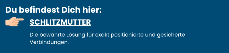Banner Schlitzmutter