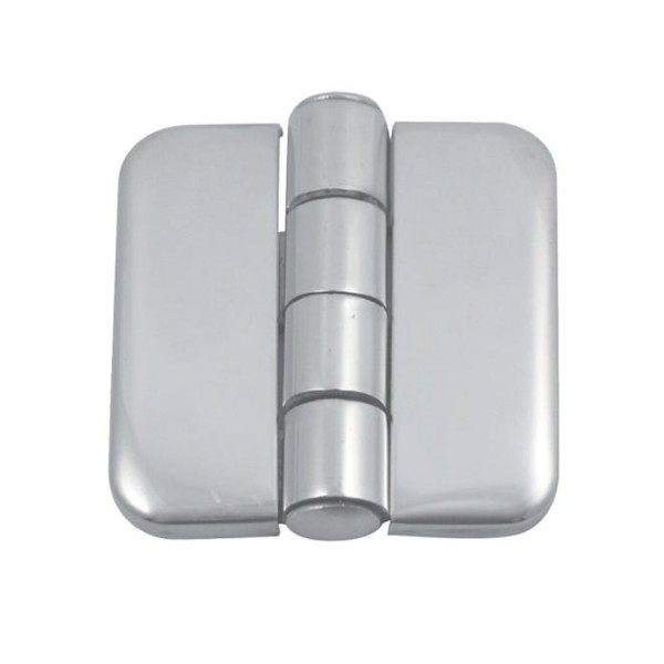 Scharnier mit Abdeckung Edelstahl A4 39 x 37 x 2,0 mm #8674