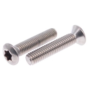 Linsensenkkopfschrauben TX Edelstahl A2 ISO 14584