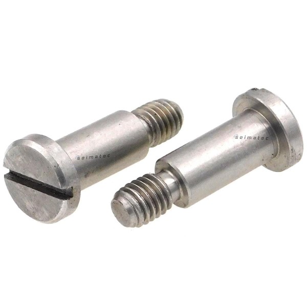 Flachkopfschraube mit Schlitz aus Edelstahl 1.4305 DIN 923