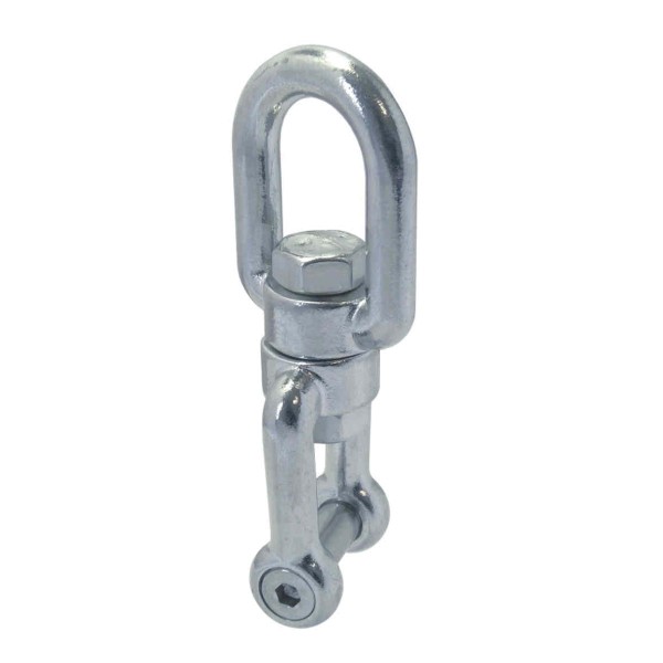 Wirbelschäkel Auge-Gabel mit Innensechskantbolzen Edelstahl A4 #081410