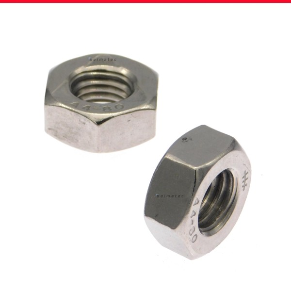 Sicherungsmuttern Stopmuttern Edelstahl A4 DIN 980