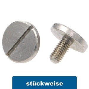 Flachkopfschraube mit Schlitz Edelstahl 1.4305 DIN 921 Flachkopfschraube mit Schlitz Edelstahl 1.4305 DIN 921