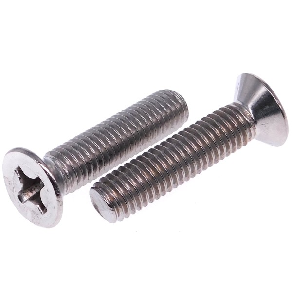 Senkkopfschrauben Kreuzschlitz PH Edelstahl A2 DIN 965