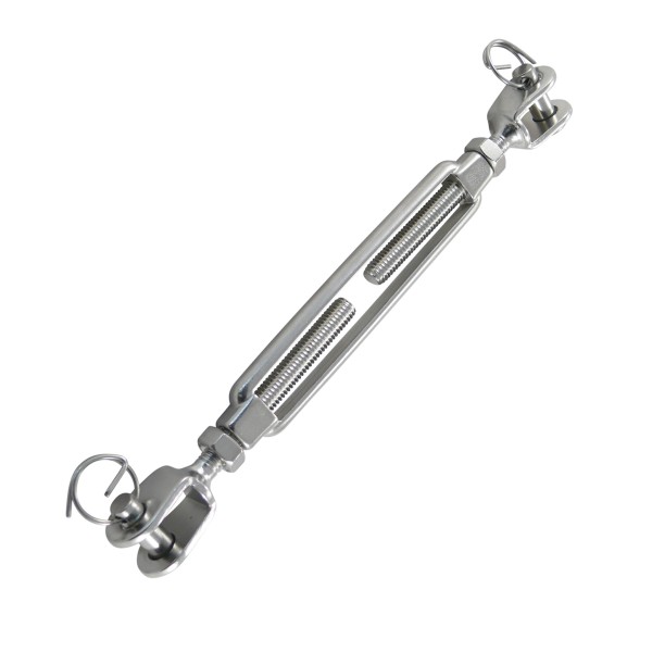 Wantenspanner Gabel-Gabel offen aus Edelstahl A4 AISI 316