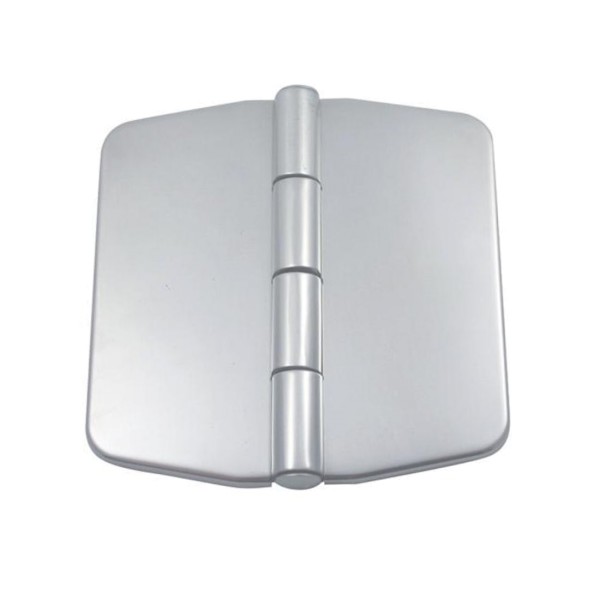 Scharnier mit Abdeckung Edelstahl A4 74x75x2,0 mm