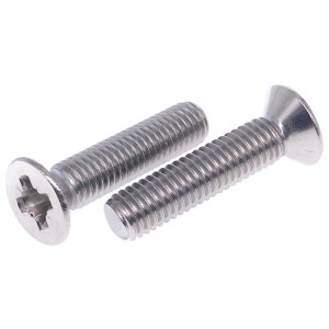 Senkkopfschrauben Kreuzschlitz PZ Edelstahl A2 DIN 965
