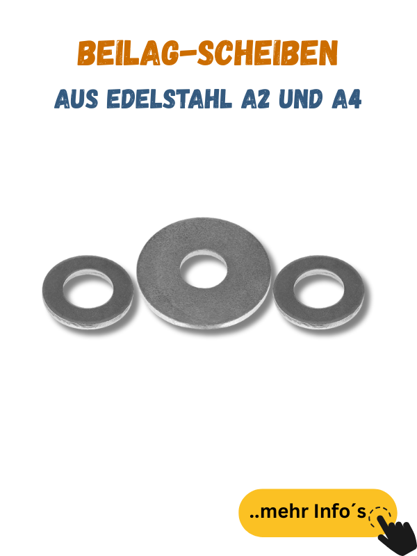 Unterlegscheiben Edelstahl Beilagscheiben seimatec