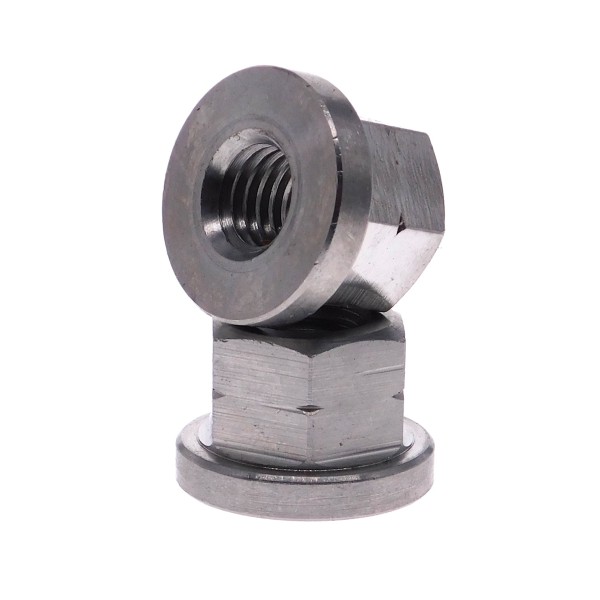 Sechskantmutter mit Bund Edelstahl A4 DIN 6331