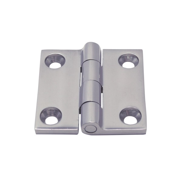 Scharnier aus Edelstahl A4 50 x 50 x 4 mm #8233