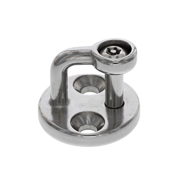 Wandhaken mit Sicherheitsschraube Edelstahl A4