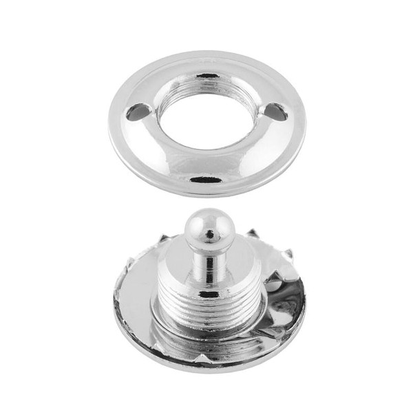 TENAX Stoffunterteil Messing vernickelt