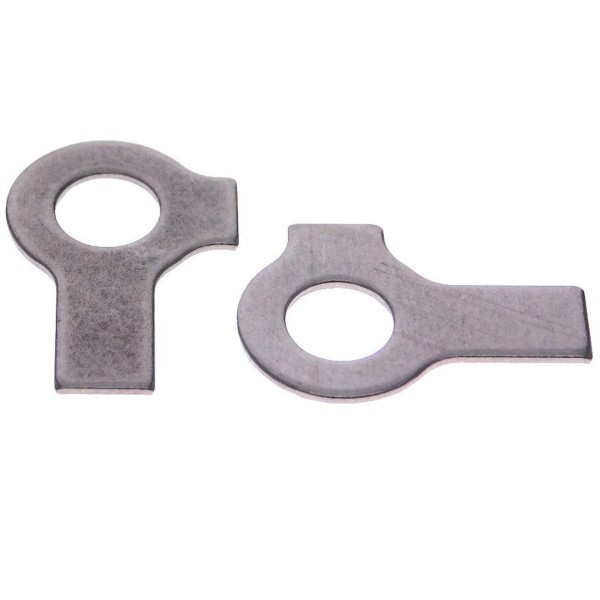 Sicherungsblech mit 2 Lappen A2 DIN 463