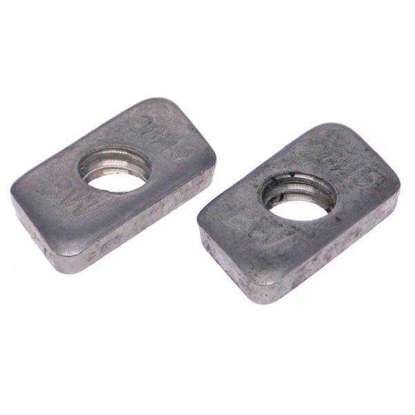 Gewindeplatten für Profilschienen Edelstahl A2