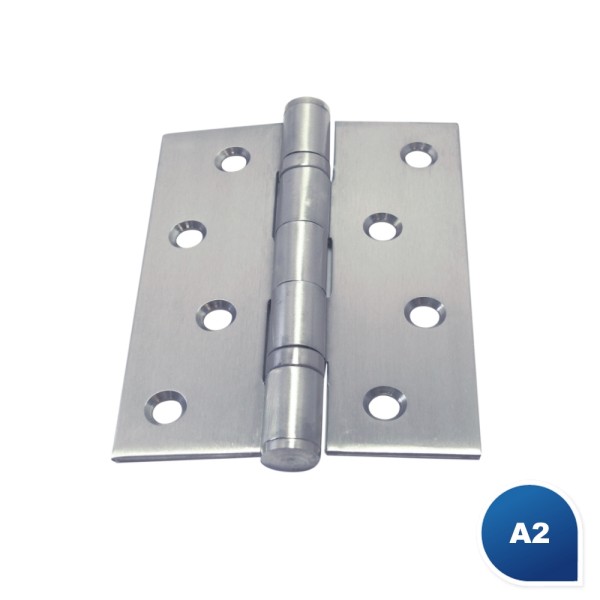 Scharnier aus Edelstahl A2 100 x 75 x 2,5 mm #8513