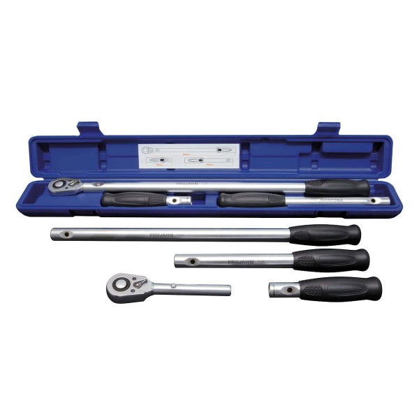 1/2" Umschaltknarre verlängerbar 4 tlg