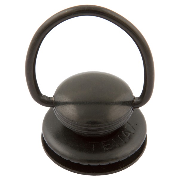 TENAX® Oberteil mit Ring Messing schwarz verchromt Gewinde 4,9 mm