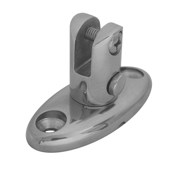 Verdeckbeschlag Gabelkopf dreh- u. abnehmbar Edelstahl A4-AISI 316 #081410