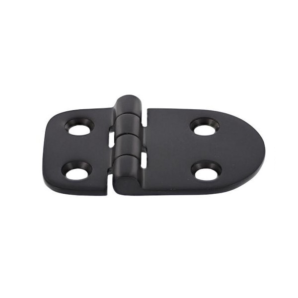 Kistenscharnier schwarz Edelstahl A4 60 x 38 x 2,3 mm #815243