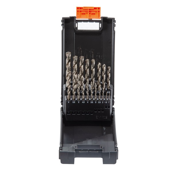 19tlg HSS-Co 5% Spiralbohrer Satz Typ S Speed