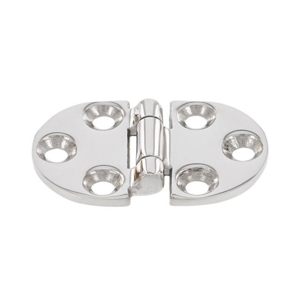Möbelscharnier - Öffnungswinkel 270° Edelstahl A4 48 x 30 x 2,5 mm #815277