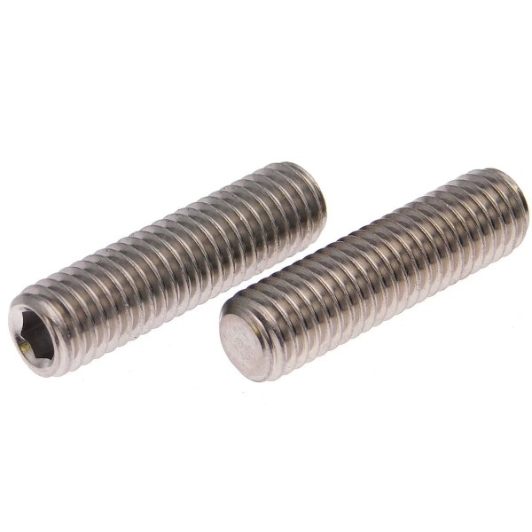 Gewindestifte mit Kegelkuppe Edelstahl A1/A2 DIN 913