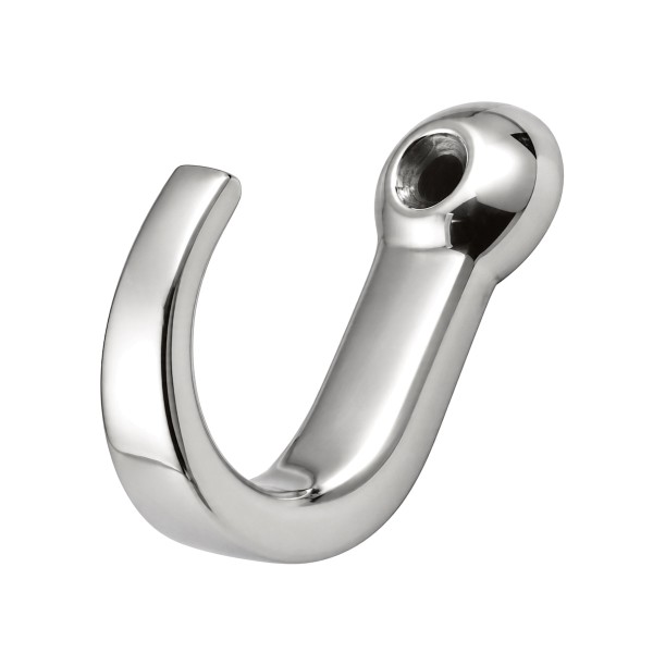 Kleiderhaken mit rundem Auge Edelstahl A4 #0814660