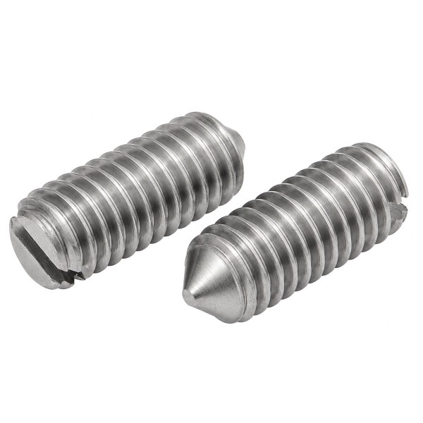 Gewindestift mit Spitze Edelstahl 1.4305 DIN 553 generiert mit ChatGPT
