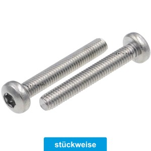 Linsenkopfschrauben TX Edelstahl A2 ISO 14583 Linsenkopfschrauben TX Edelstahl A2 ISO 14583