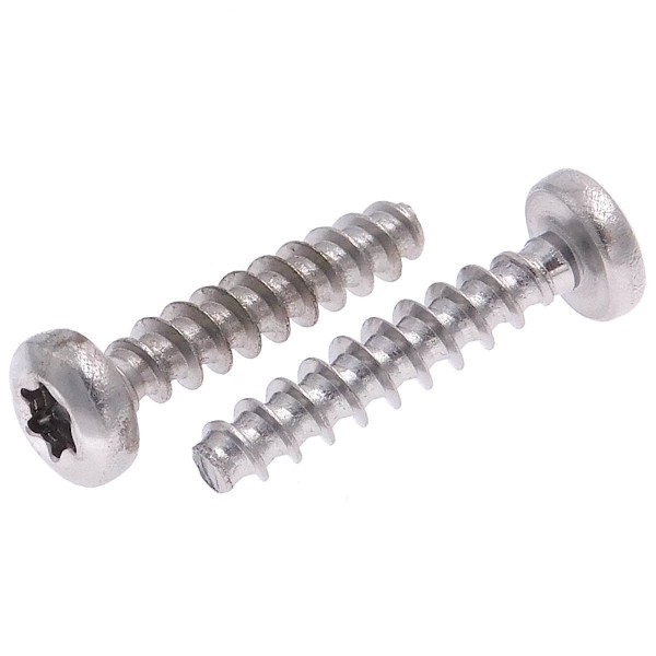 Gewindefurchende Schrauben fuer Kunststoff Edelstahl A2