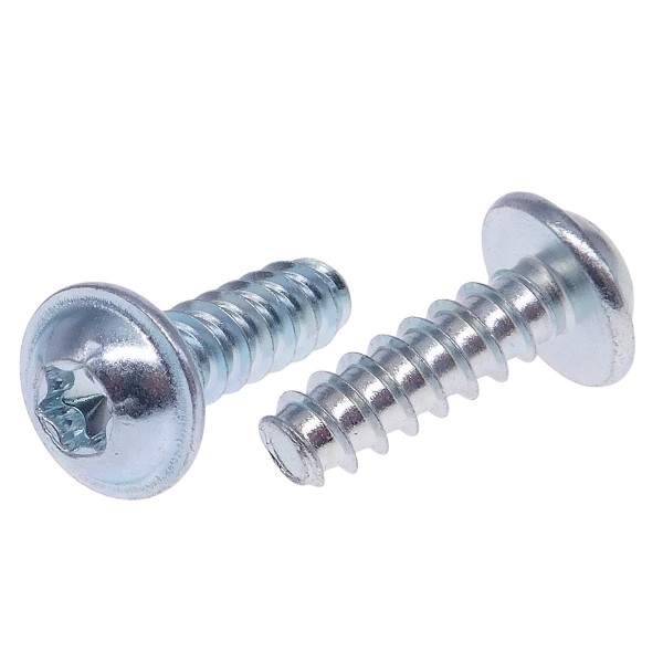 Schrauben für Thermoplaste Stahl verzinkt Linsenkopf mit Bund Torx RSTplus #88204