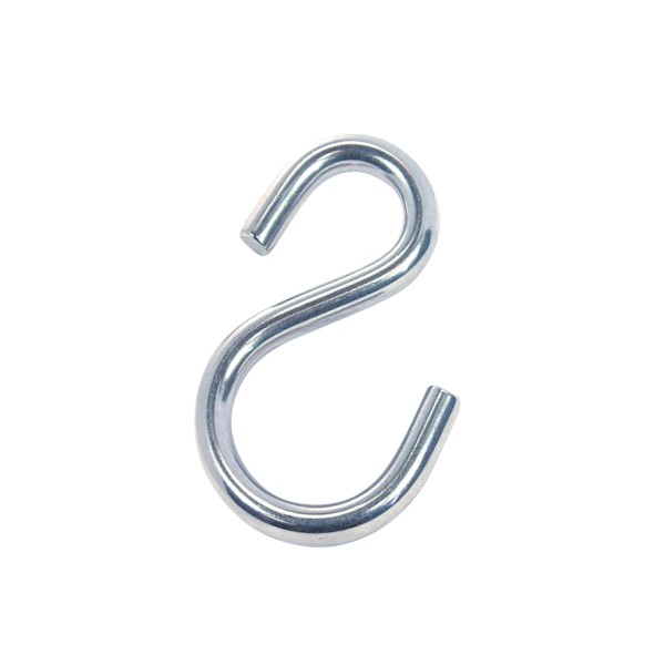 S-Haken asymmetrisch aus Edelstahl A2