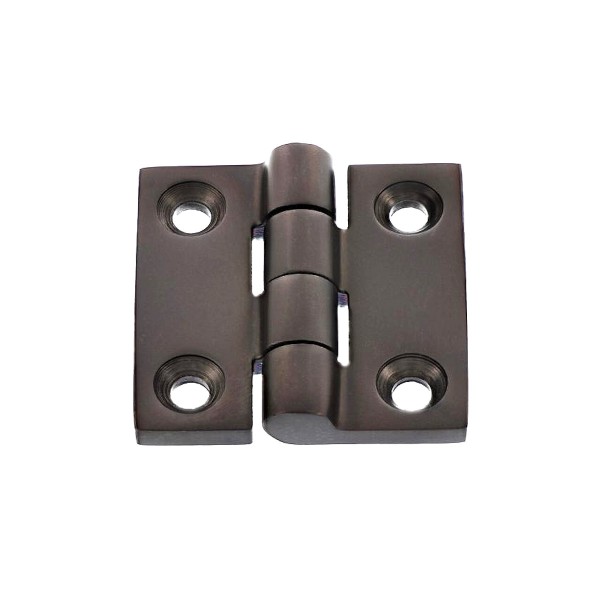 Möbelscharnier Edelstahl A4 schwarz 38 x 38 x 4,0 mm #8233