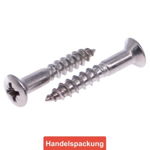 DIN 7995 Linsensenkkopfschrauben mit Pozidriv Kreuzschlitz Edelstahl A2 - B2B DIN 7995 Linsensenkkopfschrauben mit Pozidriv Kreuzschlitz Edelstahl A2 - B2B