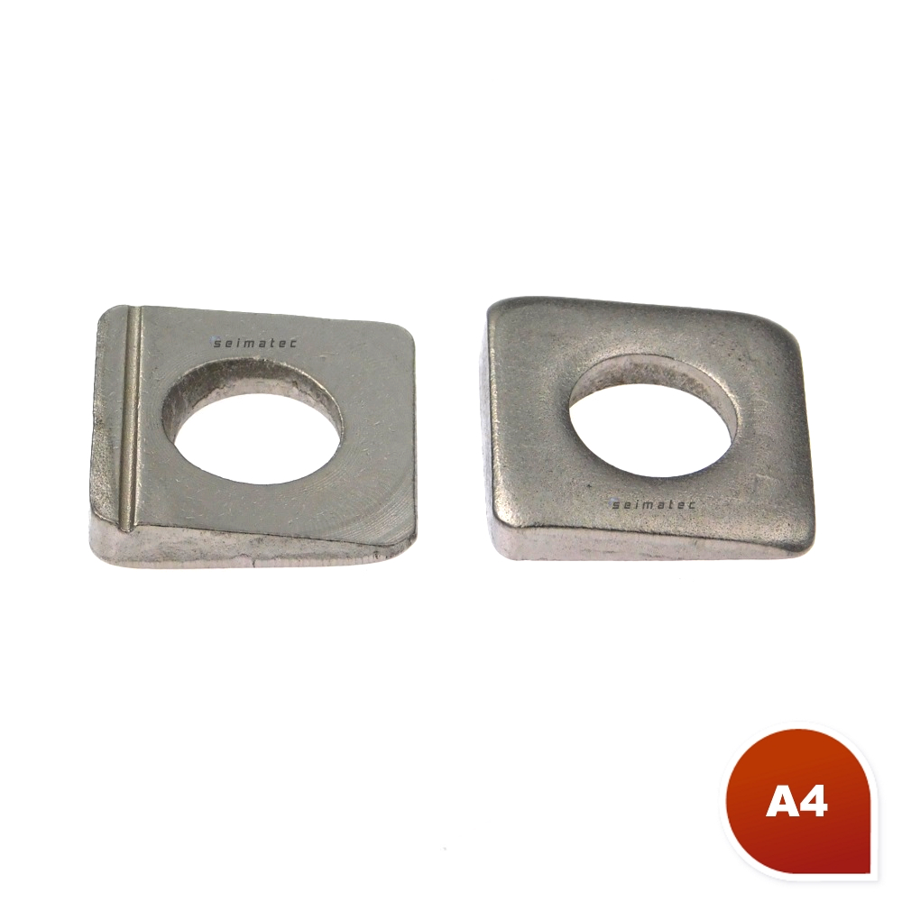 DIN 435 Vierkant-Keilscheiben für I-Träger 9-26 mm Edelstahl A2/A4 verschiedene