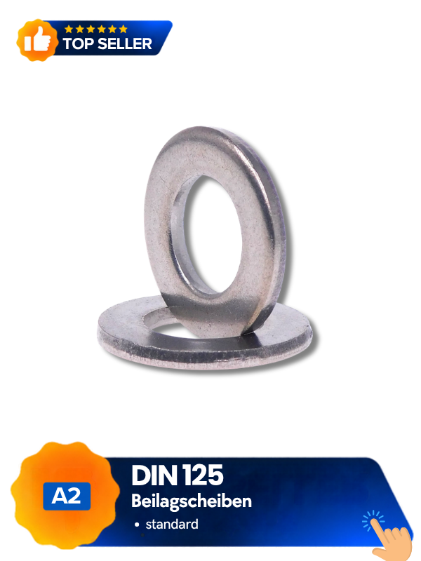 DIN-125-A2-Beilagscheiben