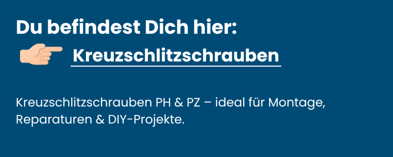 Kategorie-Kreuzschlitzschrauben