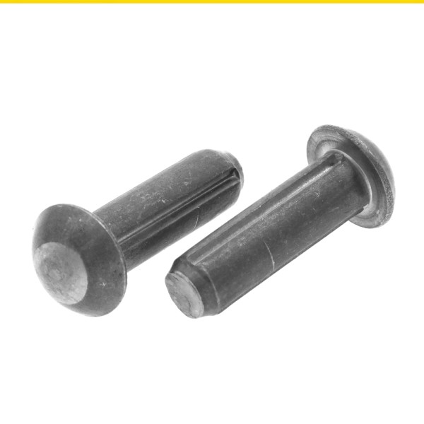 Halbrundkerbnägel Stahl Form A DIN 1476 bzw. ISO 8746