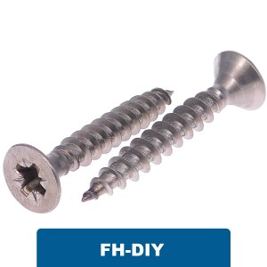 Holzbauschrauben Senkkopf Pozidriv PZ Vollgewinde Edelstahl A2 - FH-DIY Holzbauschrauben Senkkopf Pozidriv PZ Vollgewinde Edelstahl A2 - FH-DIY