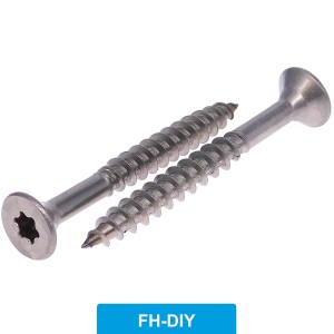 Holzbauschrauben Senkkopf TX Teilgewinde Edelstahl A2 #9047 - FH-DIY Holzbauschrauben Senkkopf TX Teilgewinde Edelstahl A2 #9047 - FH-DIY