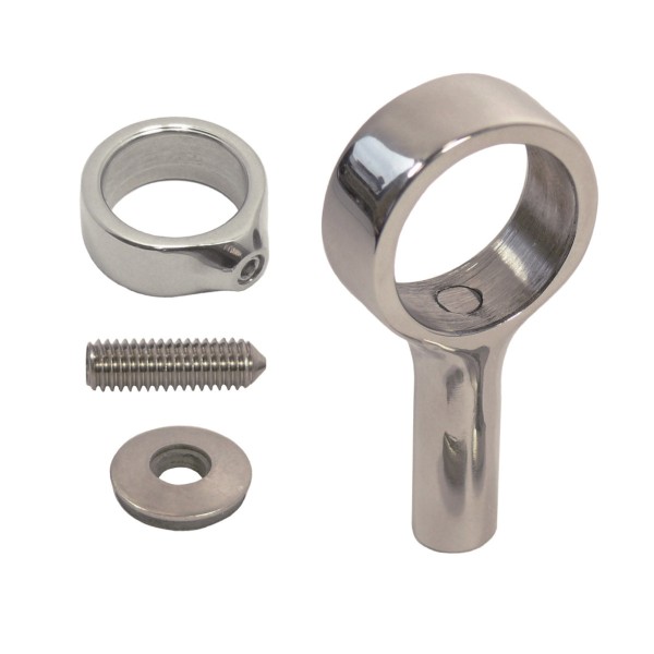 Rohrstütze für Spritzkappenhandlauf Edelstahl A4-AISI 316