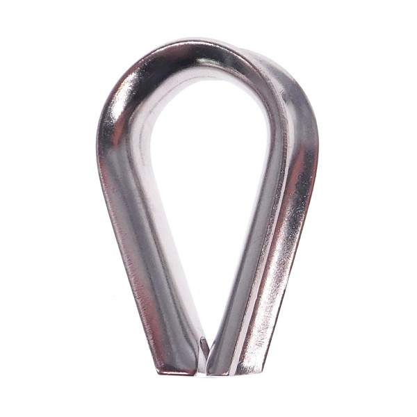 Kauschen für Drahtseile Edelstahl A4