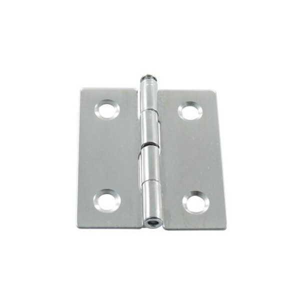 Möbelscharnier Edelstahl A2 40x40x0,8 mm #814937