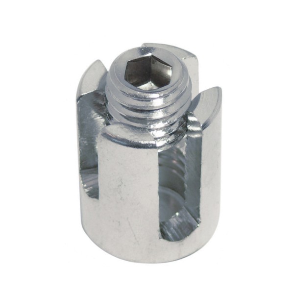 Kreuzklemme mit Sackgewinde Edelstahl A4 #084240