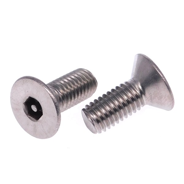 Sicherheitsschrauben Senkkopf ISK+PIN metrisches Gewinde Edelstahl A2