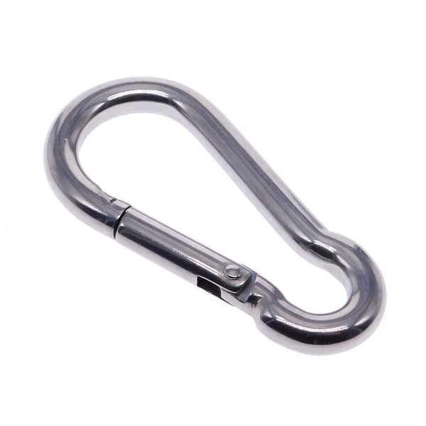 Karabinerhaken standard Edelstahl A4-AISI 316 #8249