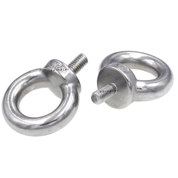 Ringschrauben metrisches Gewinde Edelstahl A4 Art. 580