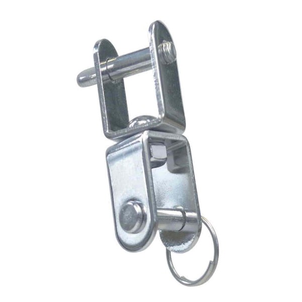 Wirbelschäkel flach Gabel Gabel Edelstahl A2 #083640